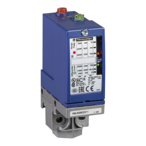 Presostato electromecánico TELEMECANIQUE XMLB010A2S11 · 0.7-10 bar 1Nanc bsp 13mm osisense xm