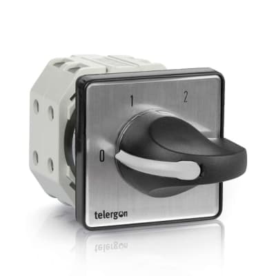 Imagen referencial de la serie: Conmutador de leva TELERGON T-0001200330E1N1 · 0-1-2 2P 12A dahlander