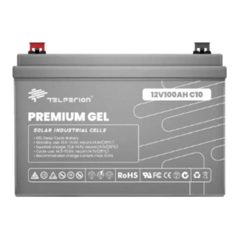 Batería GEL TELPERION C10 · 12V 100Ah (TELPERION-BATERIA-GEL-C10-12V-100AH)