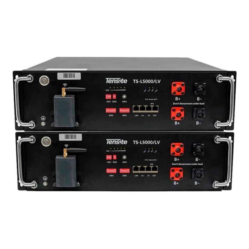 Baterías de litio TENSITE TS-L5000/LV · 4.8kWh 48V (pack x2) (TS-L5000/LV-PACK2)