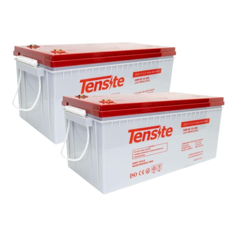 Baterías UPS AGM TENSITE · 12V 250Ah (pack x2) (TENSITE-BATERIA-UPS-AGM-12V-250AH-PACK2)