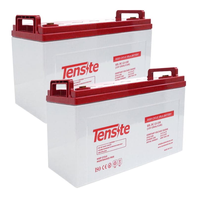 Baterías GEL TENSITE · 12V 150Ah (pack x2) (TENSITE-BATERIA-GEL-12V-150AH-PACK2)