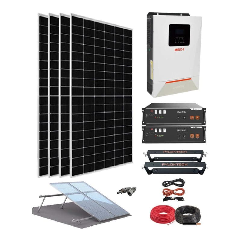 Kit solar casa de campo TENSITE · 5500W 48V 12200Wh/día (TENSITE-KIT-SOLAR-CASA-CAMPO-5500W-48V-12200WH/DIA)