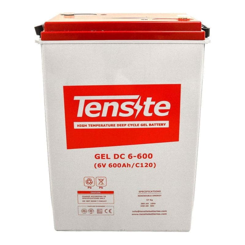 Batería GEL TENSITE · 6V 600Ah (TENSITE-BATERIA-GEL-6V-600AH)