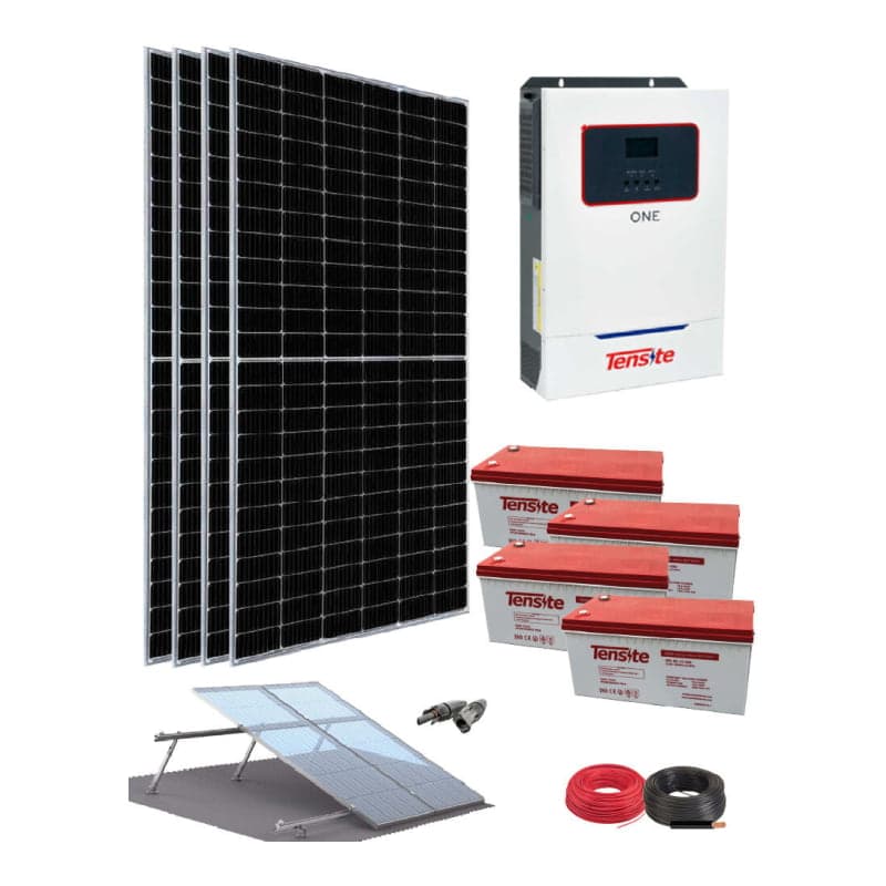 Kit solar casa TENSITE · 5500W 48V 18300Wh/día (TENSITE-KIT-SOLAR-CASA-5500W-48V-18300WH/DIA)