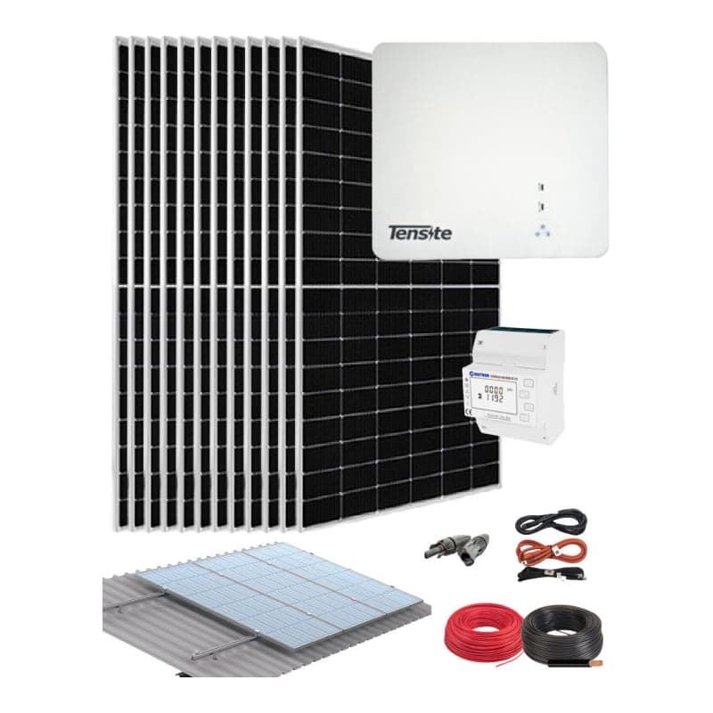Kit de red trifásico TENSITE · 6kW 27600Wh/día (TENSITE-KIT-RED-TRIF-6KW-27600WH/DIA)