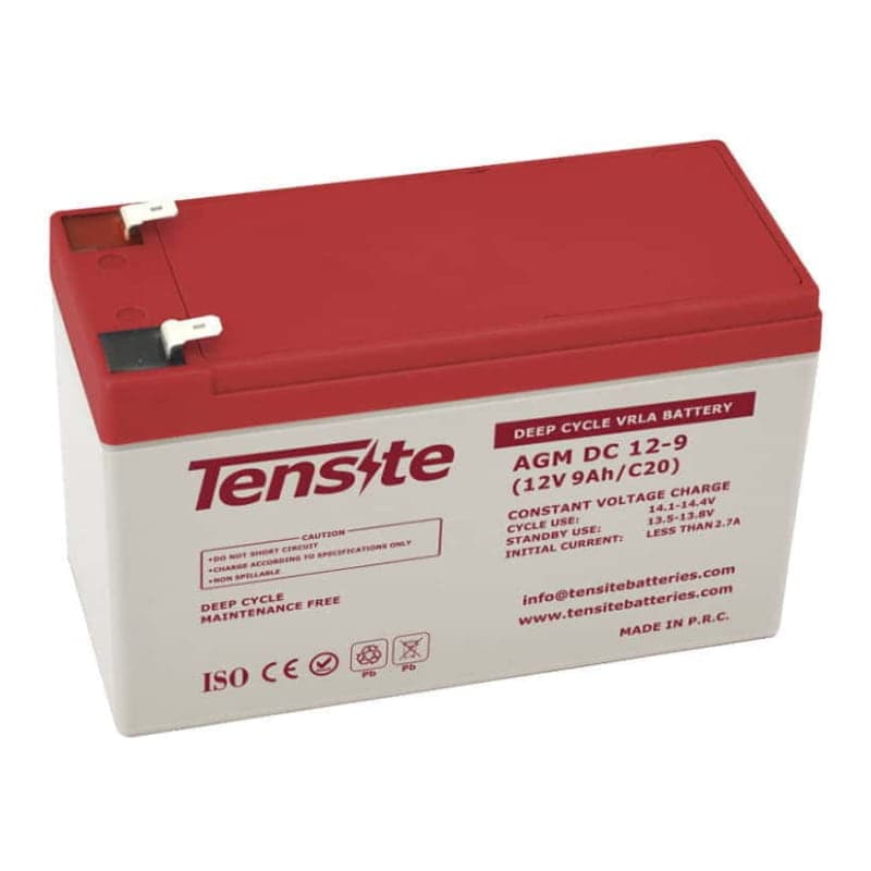 Batería AGM TENSITE · 12V 9Ah (TENSITE-BATERIA-AGM-12V-9AH)