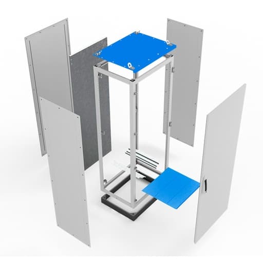 Imagen referencial de la serie: Base y techo para tablero TIBOX TCB66 · Ar9000 (W:600 D:600mm)