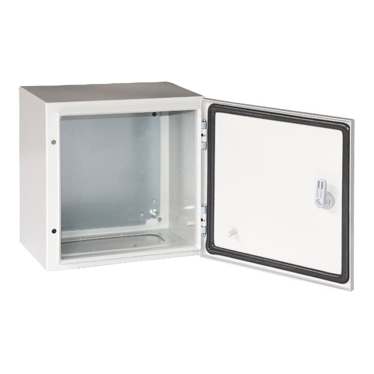 Tablero metálico para adosar TIBOX ST3 320 · 300x300x200mm IP66 RAL7035 (ST3-320)