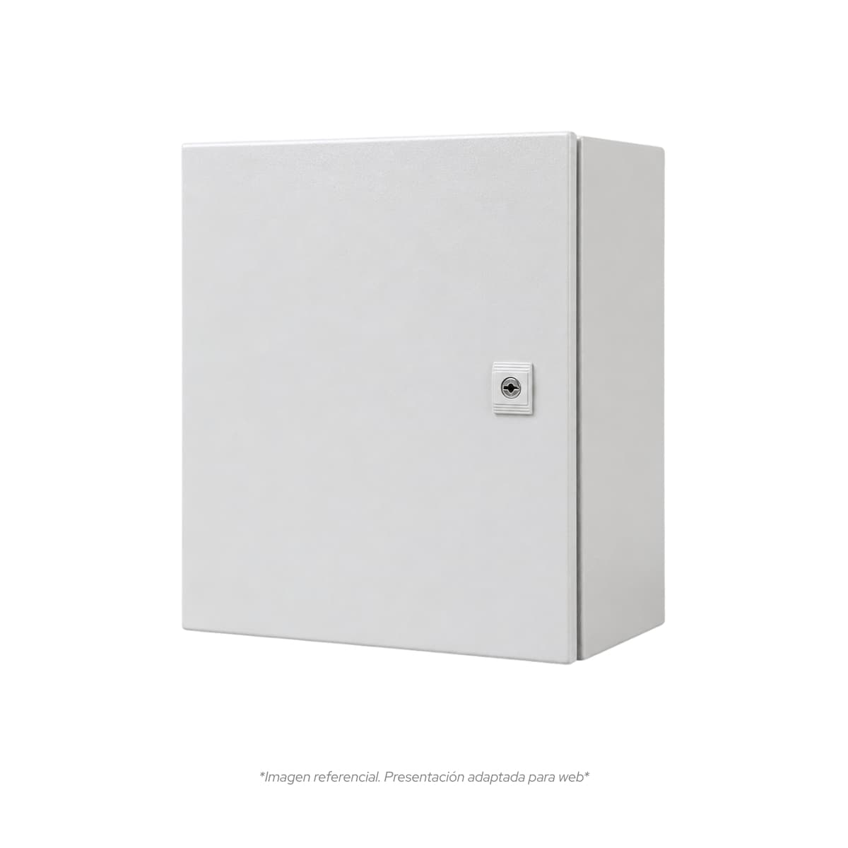 Imagen referencial de la serie: Tablero metálico para adosar TIBOX ST4 520 · 500x400x200mm IP66 RAL7035 (ST4-520)