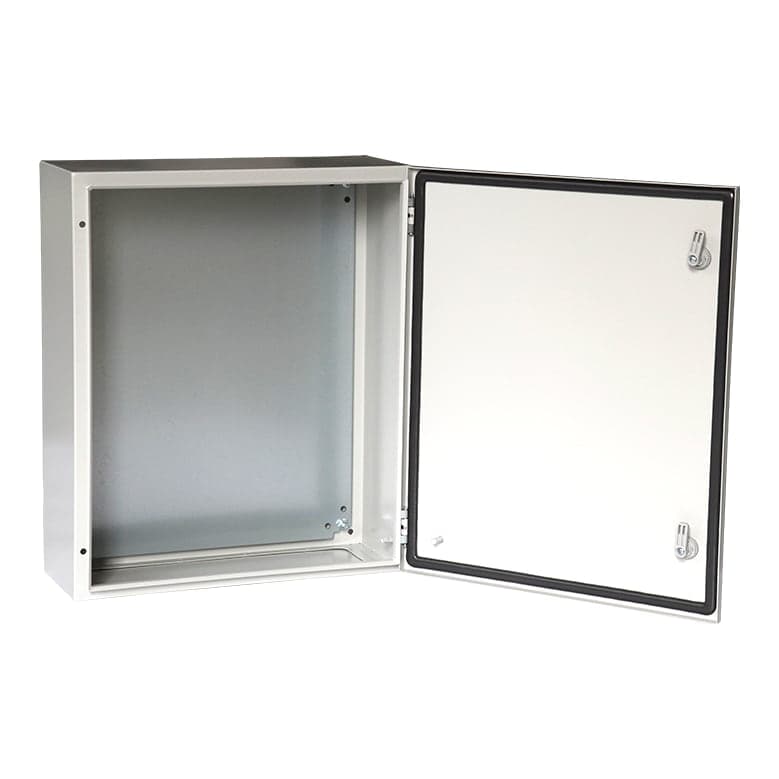 Tablero metálico para adosar TIBOX ST5 620 · 600x500x200mm con PB IP66 RAL7035 (ST5-620)