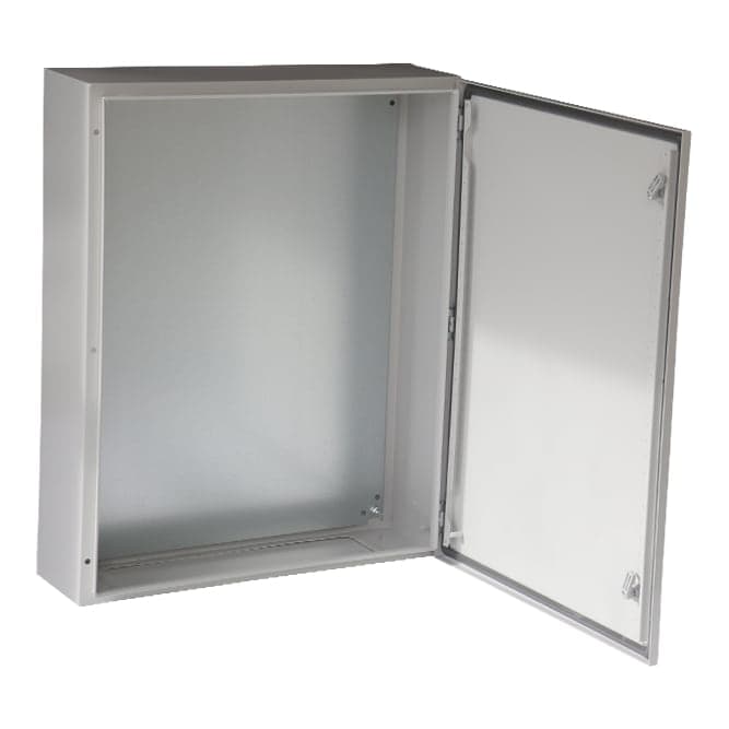 Tablero metálico para adosar TIBOX ST6 820 · 800x600x200mm con PB IP66 RAL7035 (ST6-820)