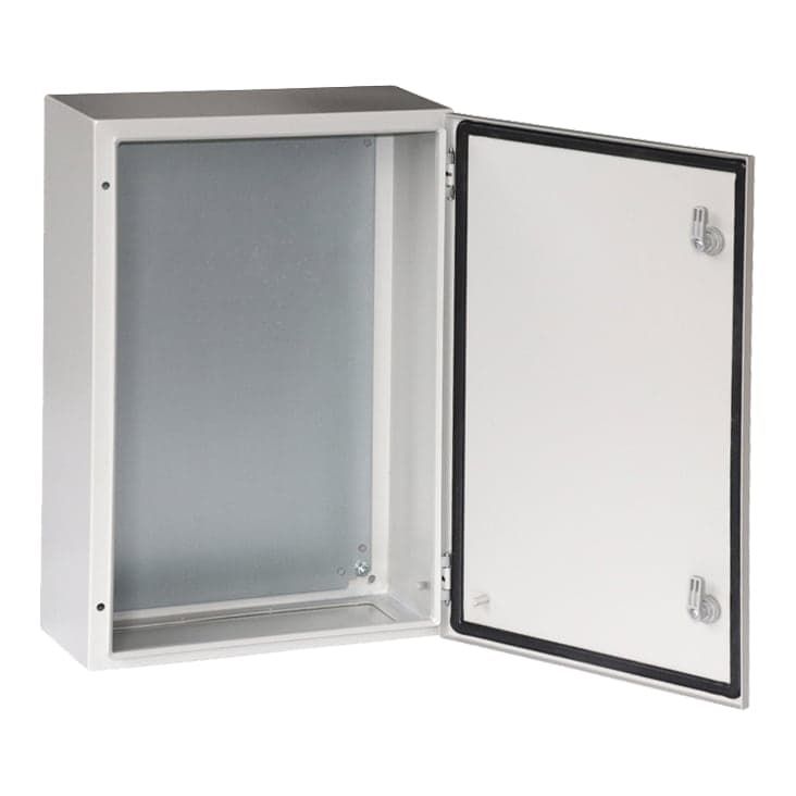 Tablero metálico para adosar TIBOX ST4 620 · 600x400x200mm IP66 RAL7035 (ST4-620)
