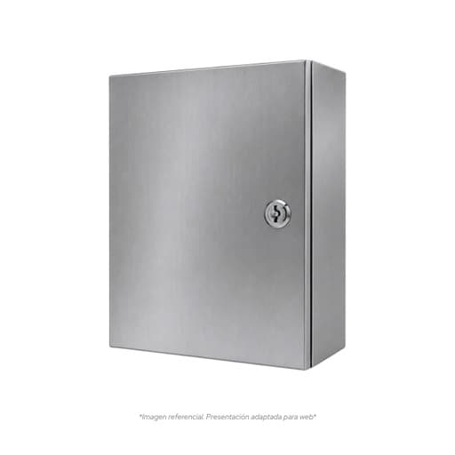 Imagen referencial de la serie: Tablero de acero inoxidable para adosar TIBOX STX4 620 · 600x400x200mm con PB IP66 (STX4-620)