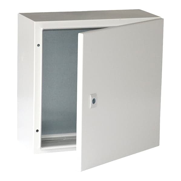 Tablero metálico para adosar TIBOX ST4 420 · 400x400x200mm con PB IP66 RAL7035 (ST4-420)