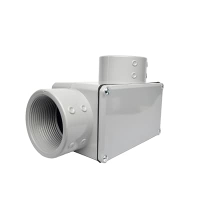 Caja condulet rectangular tipo LR TRAMONTINA 56105/048 · 3" rosca BSP