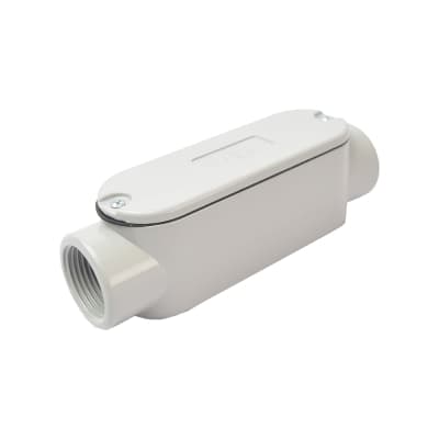 Imagen referencial de la serie: Caja condulet ovalada tipo C TRAMONTINA 56101/055 · 1 1/2" rosca BSP UL