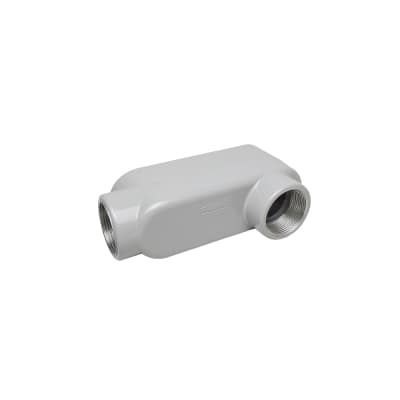 Imagen referencial de la serie: Caja condulet ovalada tipo LB TRAMONTINA 56103/055 · 1 1/2" rosca BSP UL