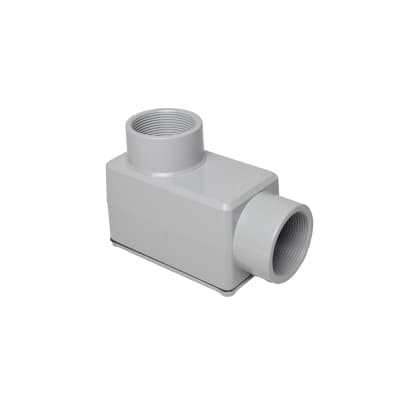 Caja condulet rectangular tipo LB TRAMONTINA 56103/048 · 3" rosca BSP