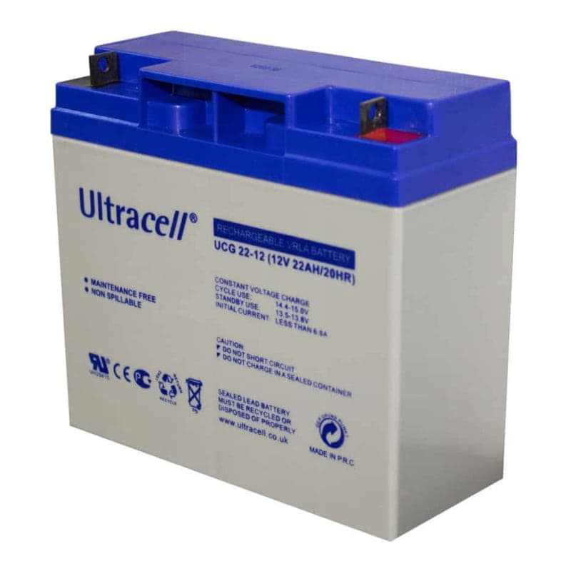Batería GEL ULTRACELL UCG-22-12 · 12V 22Ah