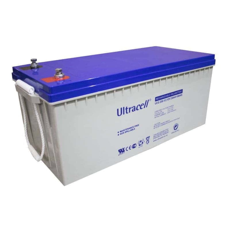 Batería GEL ULTRACELL UCG-230-12 · 12V 230Ah