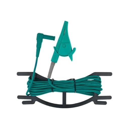 Cable cocodrilo UNI-T UTL57A · 5 M para telurómetro, color verde