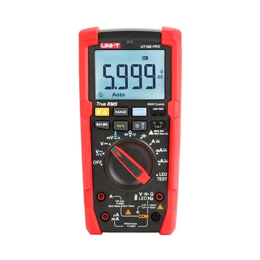 Probador de voltaje Y continuidad hasta UNI-T UT18B PRO · 690V AC/DC, con prueba de RCD (UT18B-PRO)