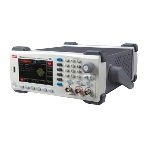 Generador de funciones arbitrarias UNI-T UTG-2025A · 25 mhz con 2 canales Y pantalla LCD