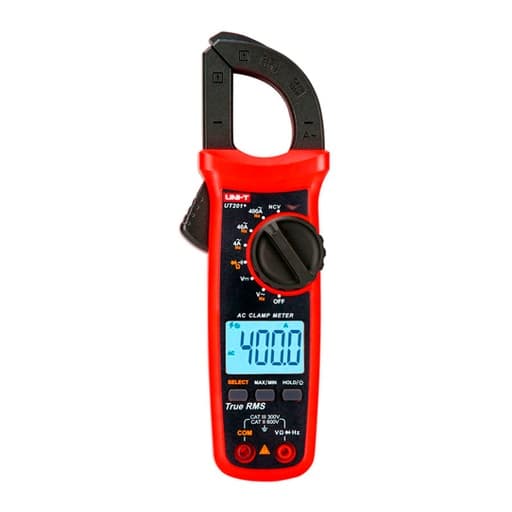 Pinza amperimétrica digital UNI-T UT201+ · 400A AC, true RMS