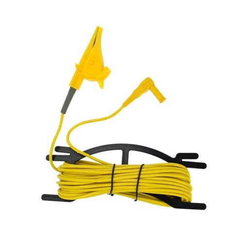 Cable cocodrilo UNI-T UTL58A · 10 M para telurómetro, color amarillo