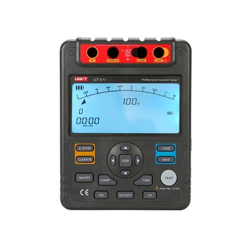 Megóhmetro digital UNI-T UT511 · 1000V, hasta 10 GΩ