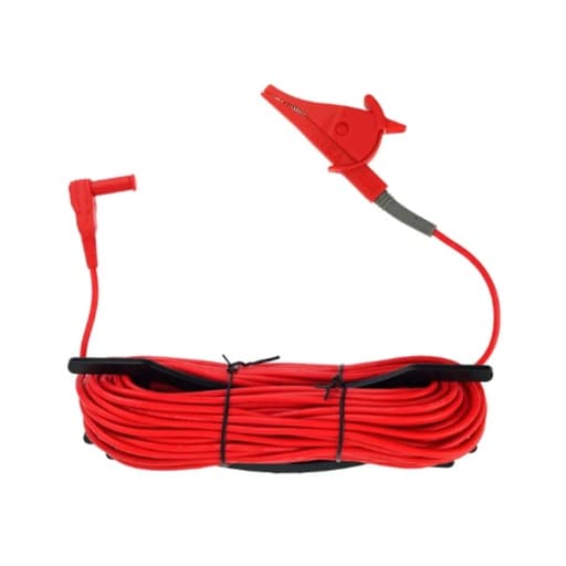 Cable cocodrilo UNI-T UTL59A · 20 M para telurómetro, color rojo