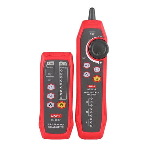 Kit rastreador de cables de red y telefonía UNI-T UT683KIT · con filtro