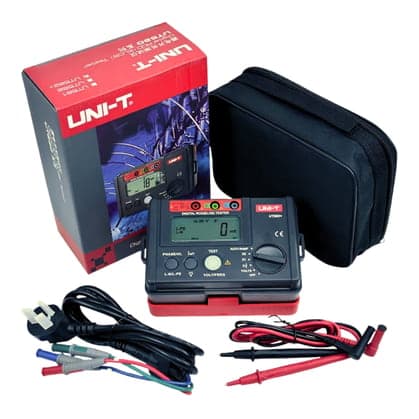 Probador de interruptores diferenciales y disyuntores RCD UNI-T UT582+