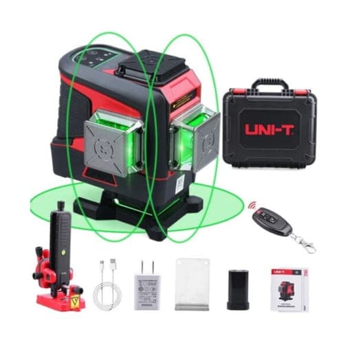 Nivel láser UNI-T LM576LD · 3D de 16 líneas verdes (360 Grados)