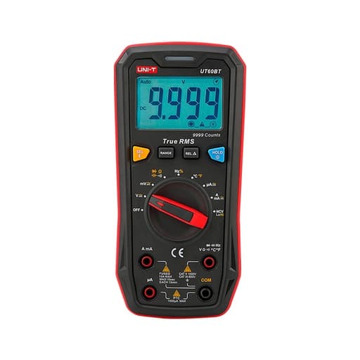 Pinza amperimétrica inteligente UNI-T UT60BT · true RMS, NCV, con bluetooth hasta 60A A