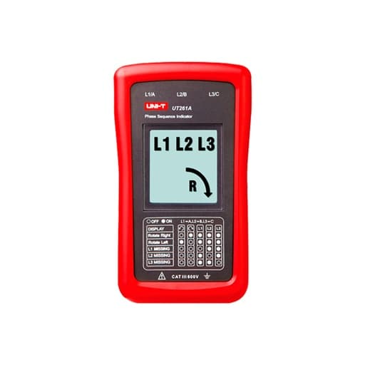 Medidor de secuencia de fases sin contacto UNI-T UT261A · para tensiones de 40-690V AC