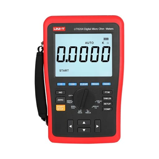 Medidor de resistencia de bucle UNI-T UT620A · rango de 20 mΩ A 20 kΩ