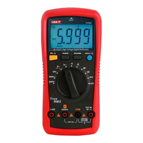 Medidor LCR digital UNI-T UT892 · frecuencia de prueba hasta 100 khz, alta precisión
