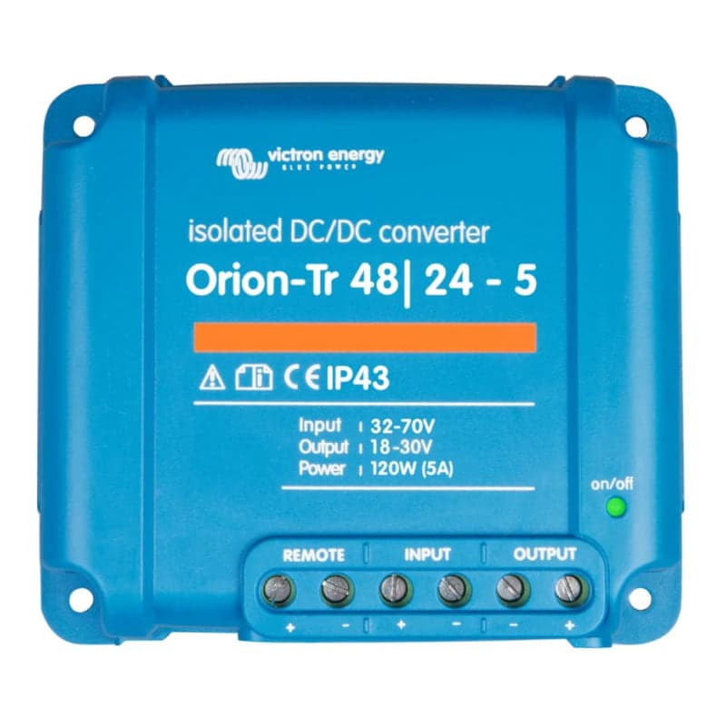 Convertidor VICTRON Orion-Tr · 48V-24V 5A 120W aislado (VICTRON-CONVERTIDOR-ORION-TR-48V-24V-5A-120W)