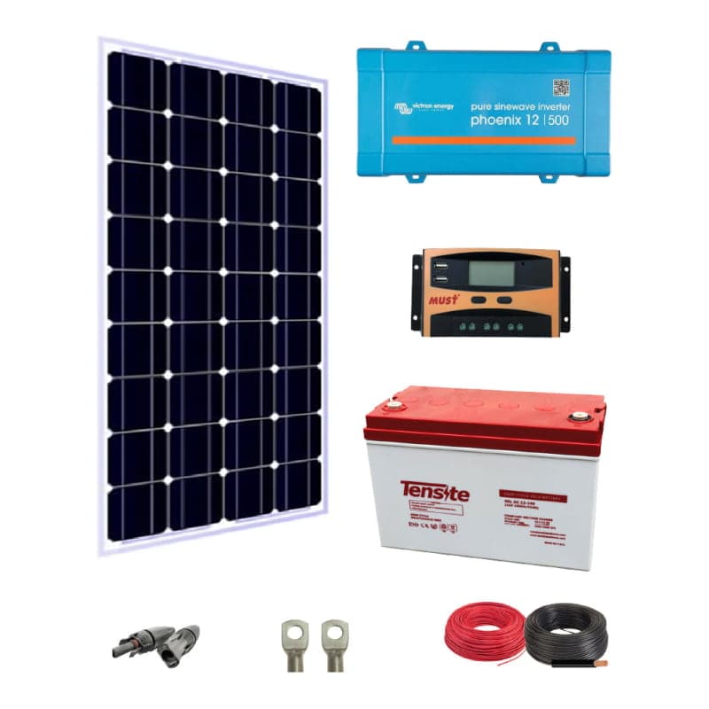 Kit solar iluminación VICTRON · 400W 12V (VICTRON-KIT-SOLAR-ILUMINACION-400W-12V)