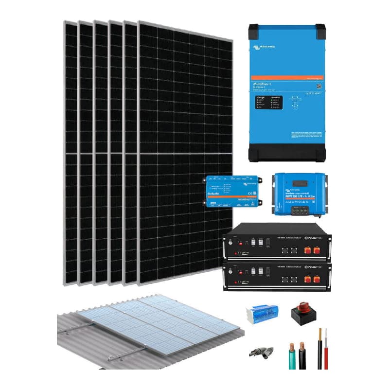 Kit solar VICTRON Multiplus II · 4000W 48V 16470Wh/día (VICTRON-KIT-AISLADO-MULTIPLUS-II-4000W-48V-16470WH/DIA)