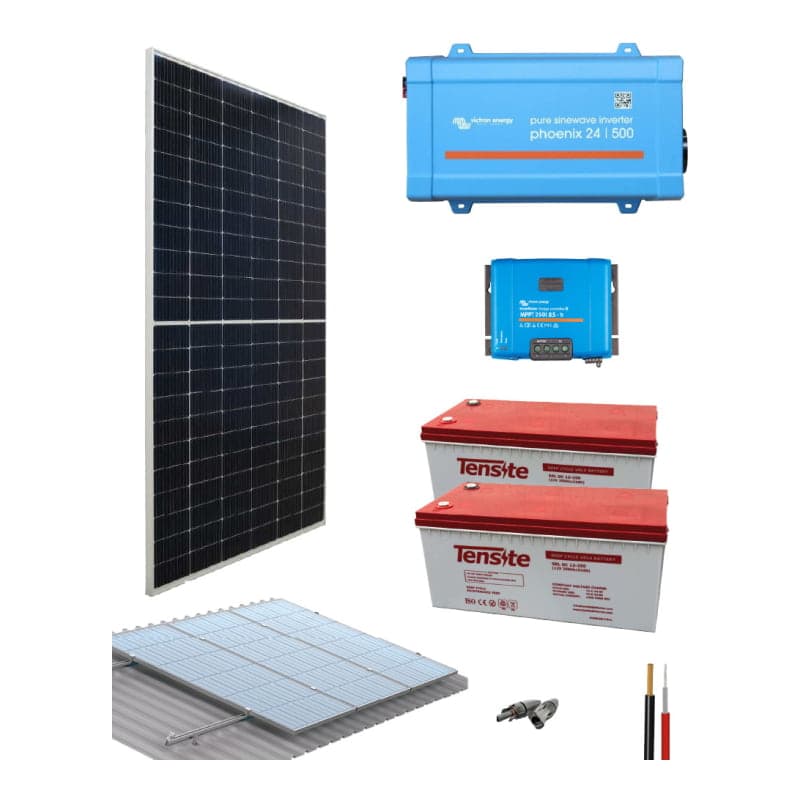 Kit vivienda aislada VICTRON Phoenix · 500W 24V (VICTRON-KIT-AISLADO-PHOENIX-500W-24V)