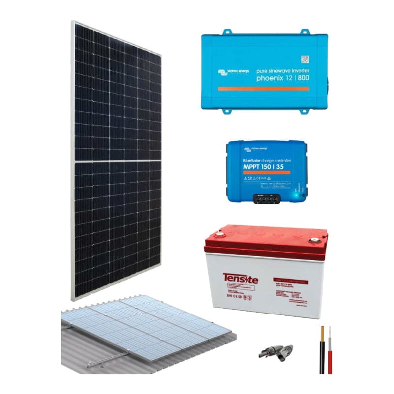 Imagen referencial de la serie: Kit vivienda aislada VICTRON · 640W 12V (VICTRON-KIT-VIVIENDA-AISL-640W-12V)