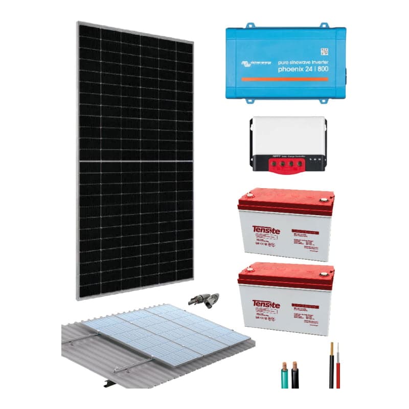 Kit vivienda aislada VICTRON · 300W 24V (VICTRON-KIT-AISLADO-300W-24V)