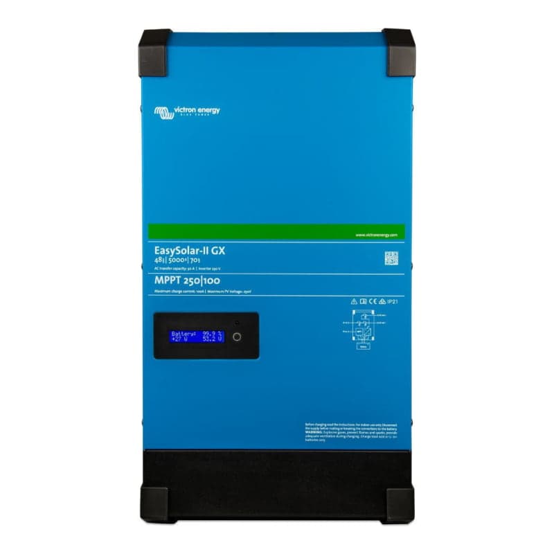 Inversor cargador VICTRON EasySolar-II GX 5000VA/70-50 · 48V MPPT 250/100 (VICTRON-INV-CARGADOR-EASYSOLAR-II-GX-5000VA/70-50-48V)
