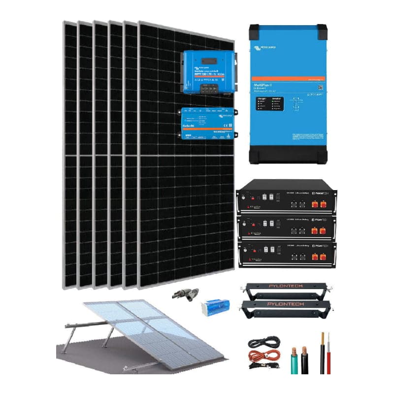 Kit solar litio VICTRON Multiplus II · 4000W 48V (VICTRON-KIT-AISLADO-MULTIPLUS-II-4000W-48V)