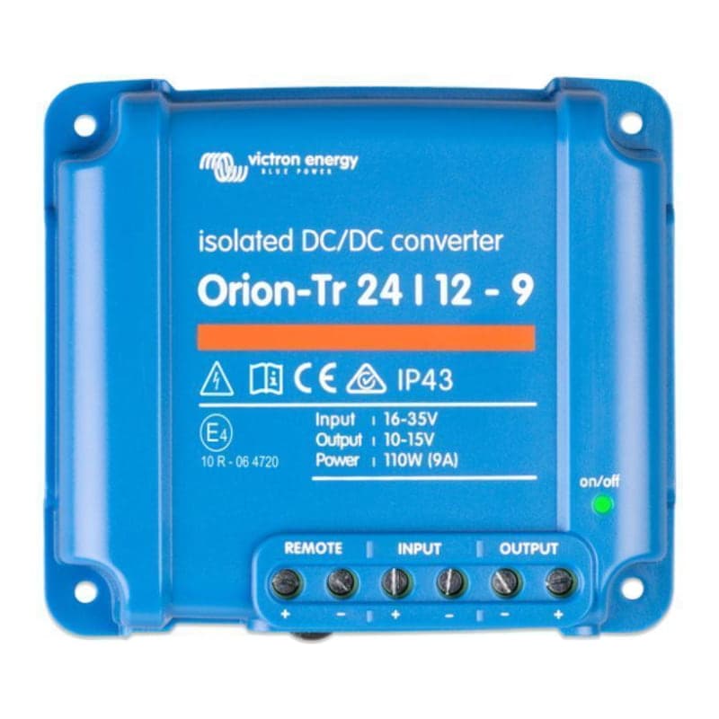 Convertidor VICTRON Orion TR · 24V-12V 9A 110W (VICTRON-CONVERTIDOR-ORION-TR-24V-12V-9A-110W)