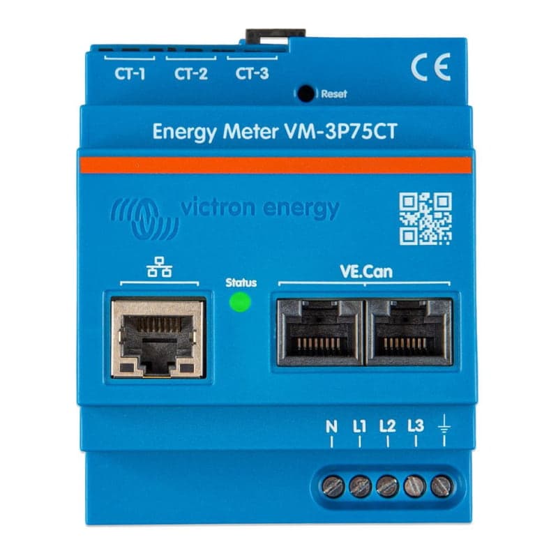 Medidor de energía VICTRON Meter VM-3P 75CT · trifásico (VICTRON-VM-3P)