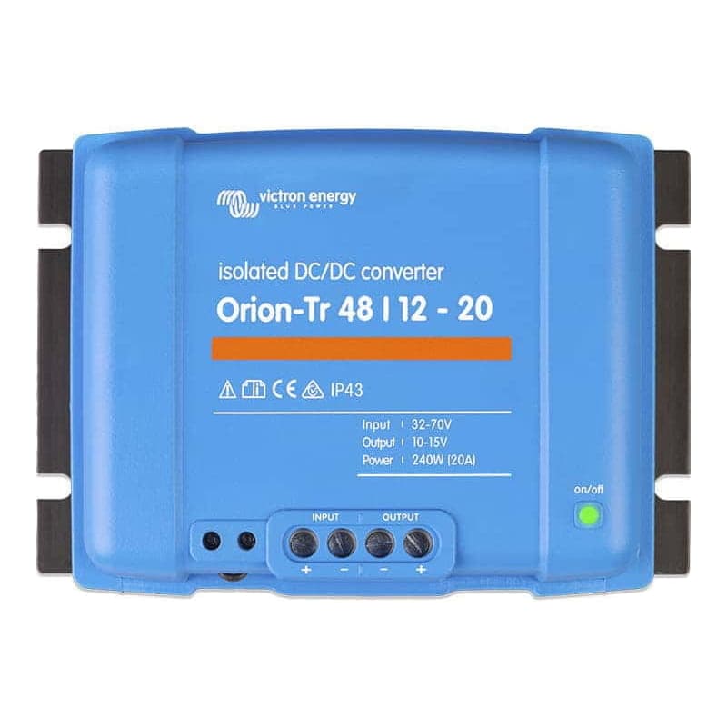 Convertidor VICTRON Orion-Tr · 48V-12V 20A aislado (VICTRON-CONVERTIDOR-ORION-TR-48V-12V-20A)